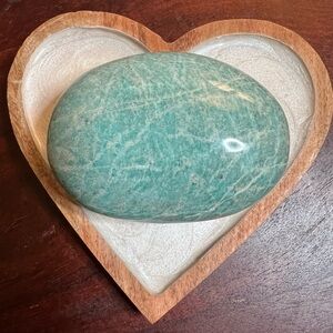 Amazonite Polished Palm Stone, 151g